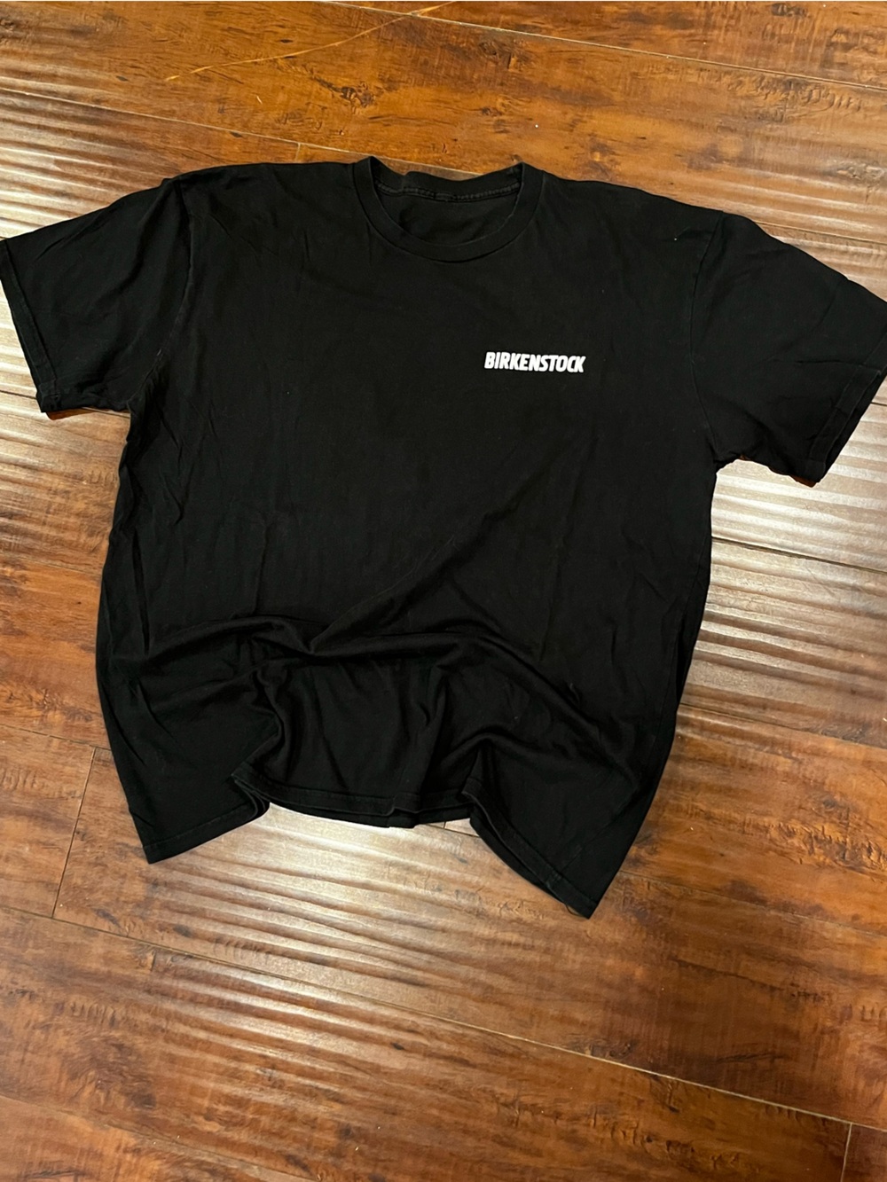 Birkenstock Men's XL Black Graphic Logo Tee 50 Year Anniversary Crew Neck